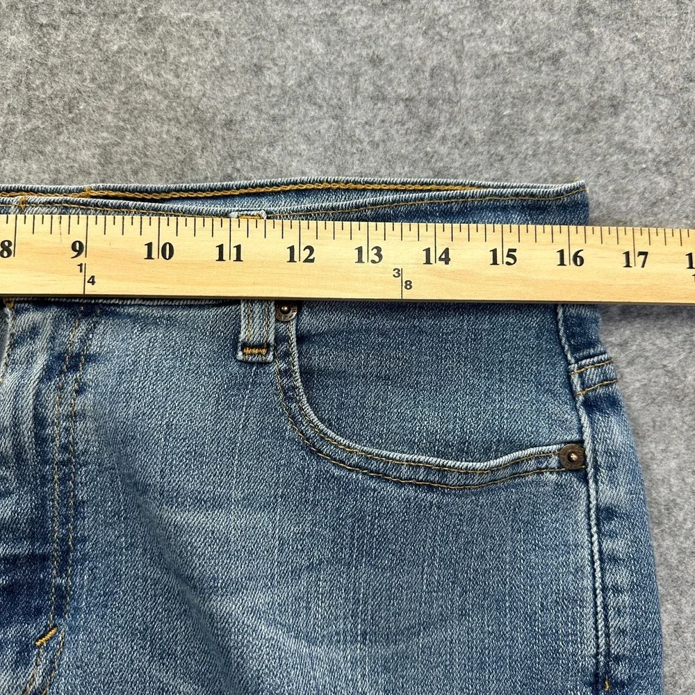 Vintage Levis 515 Jeans Women Size 14 Mis M Blue Bootcut Lower Rise Made in USA - Picture 7 of 12